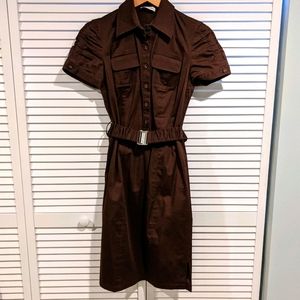 Calvin Klein Belted Utility Shift Dress